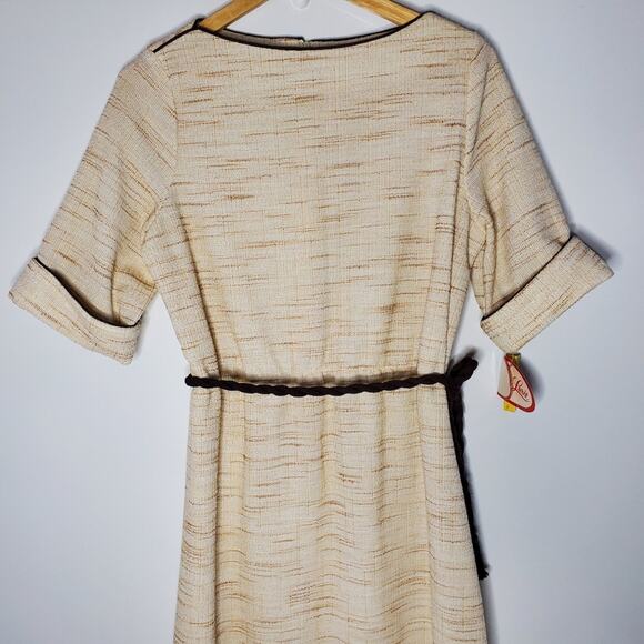 Trends by Jerry Laurie rope belt fitted tunic Dress  New Condition Size 14 - Picture 1 of 12